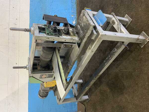 Yoder #M2, rollformer head & outboard, 2' shaft diameter, 20" roll space, 2 HP, dimpling rolls on machine - Image 8