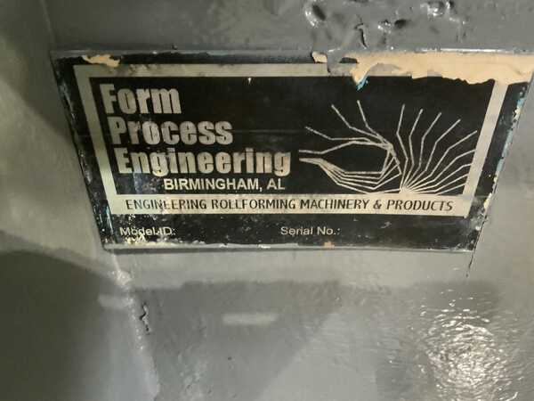 Form Process Engineering hydraulic flying cut off, 20" stroke, 20 HP - Image 9