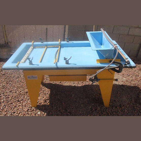 Action Instruments Mining #M7, 1,500 to 2,500 lb/hr Wave Table, Gold Concentrating Table - Image 1