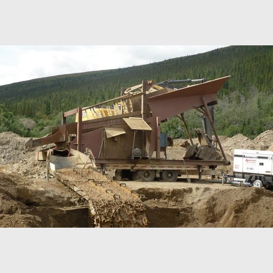 5' x 14' Gold Wash Plant, 100 to 120 YPH, Sluice Box, Tandem Axle Trailer, 480 V. - Image 1