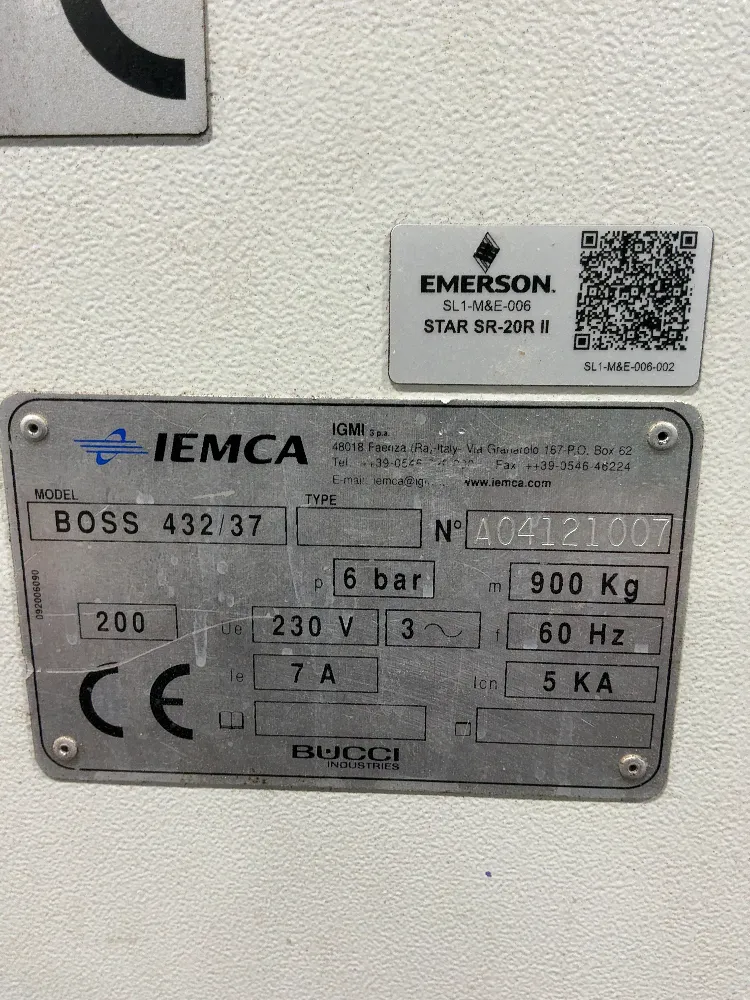 Iemca #BOSS-432/37, bar feeder, 200/230 V. (2 available) - Image 9