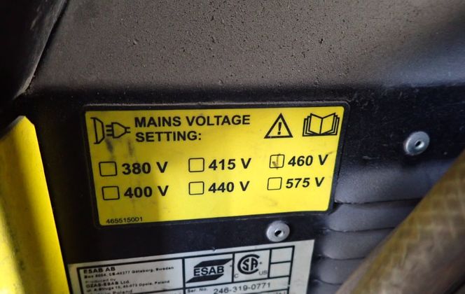 Esab #WARRIOR-500-CC/CV, multi-process welder, 460 V. (2 available) - Image 8