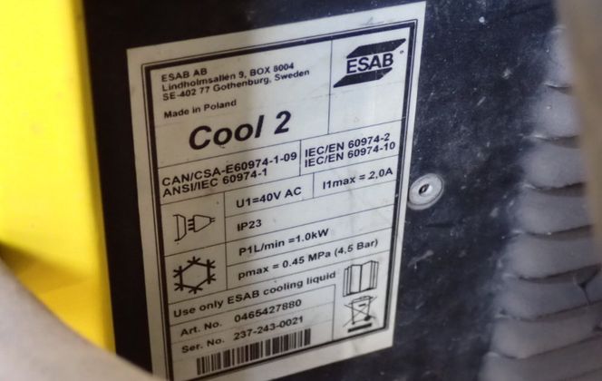 Esab #WARRIOR-500-CC/CV, multi-process welder, 460 V. (2 available) - Image 9