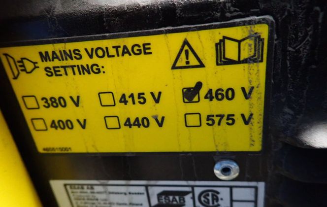 Esab #WARRIOR-500i-CC/CV, multi-process welder, 360-575 V. - Image 7