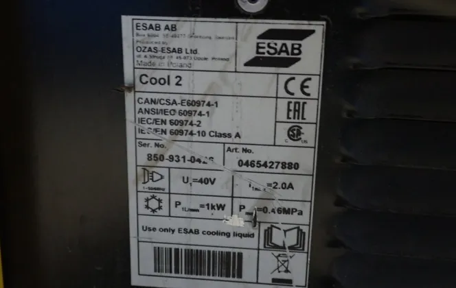 Esab #WARRIOR-500i-CC/CV, multi-process welder, 360-575 V. - Image 8