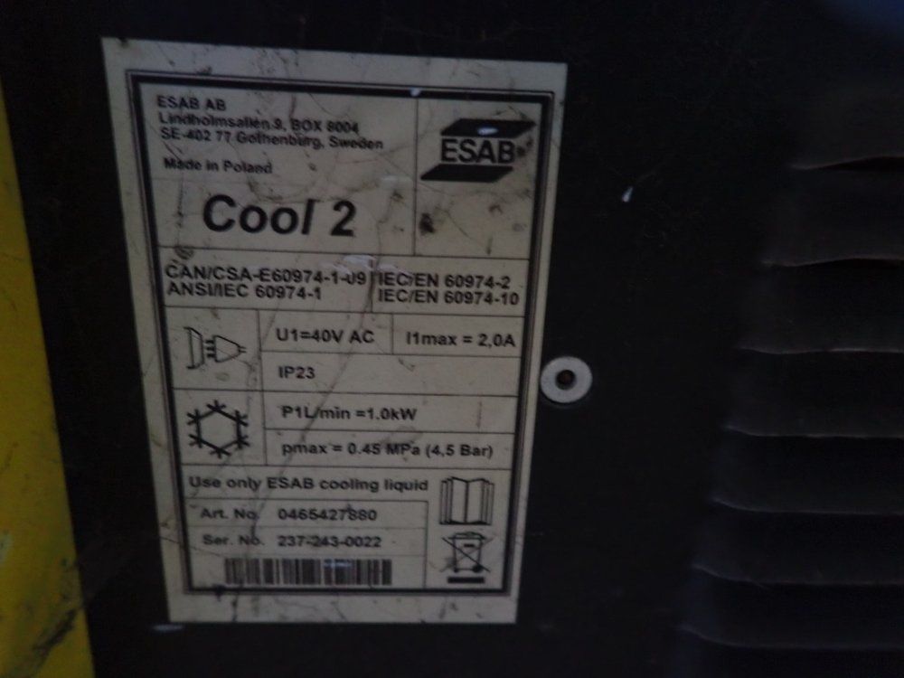 Esab #WARRIOR-500i-CC/CV, multi-process welder, 460 V. (3 available) - Image 7