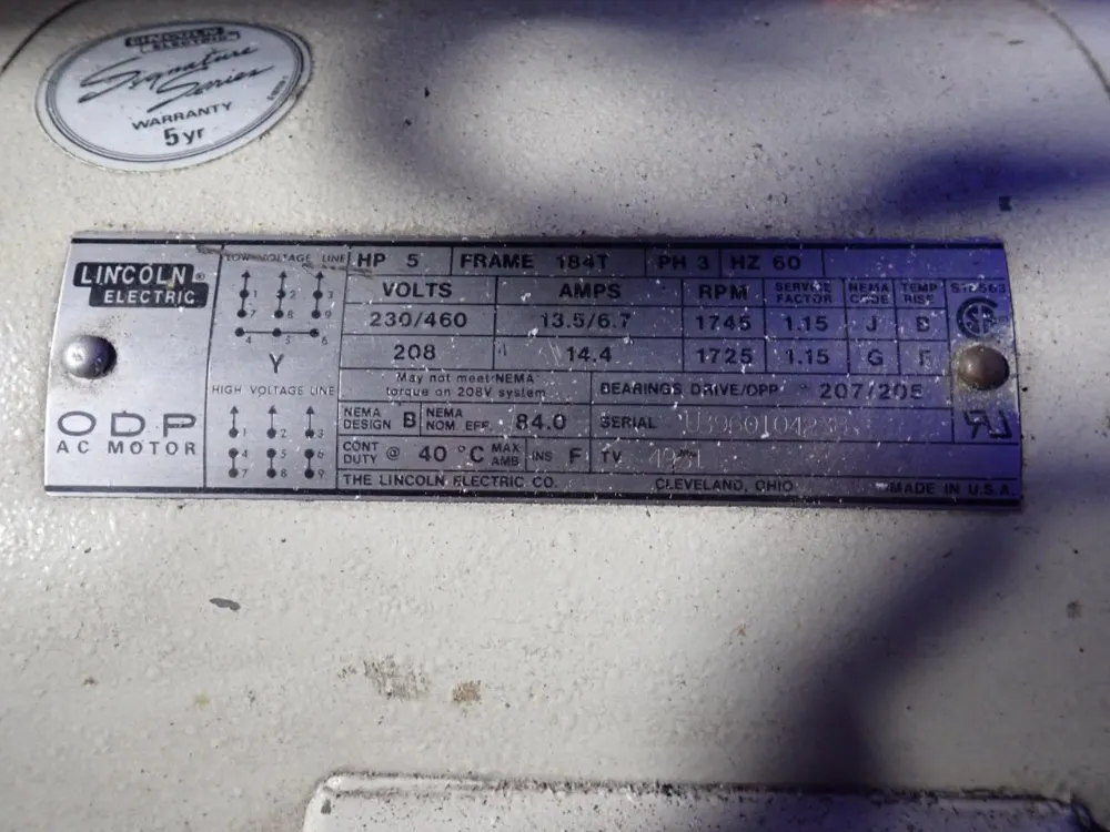 12x12" Nelmor #G1012P1, granulator, 5 HP, 230/460 V. - Image 10