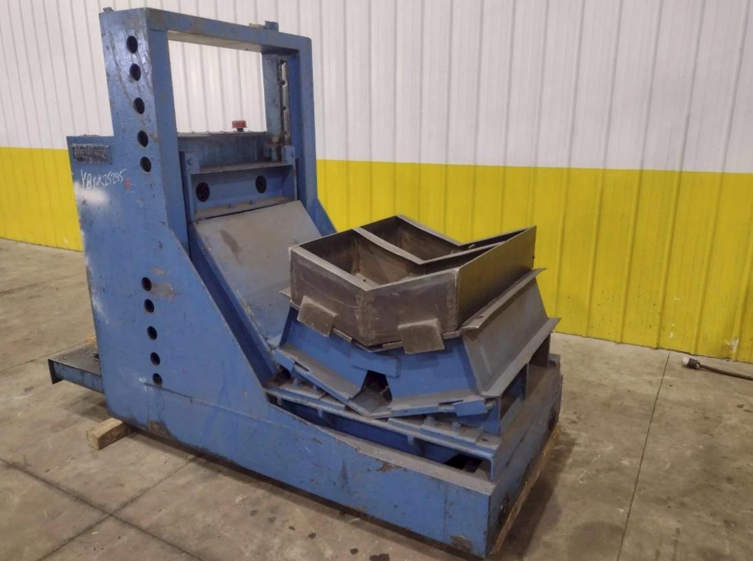 20000 lb. Deltec, hydraulic coil car, 48" wide, self-contained, w/elevation - Image 1