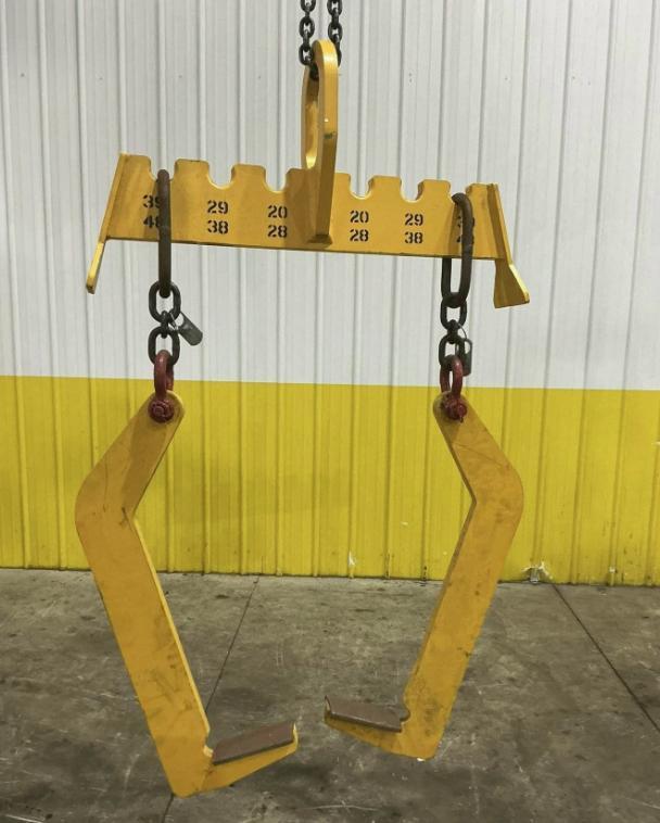 20000 lb. Kito #NACL-10-48, narrow arm coil lift picker, 48" arm, 24" throat, 20"-48" width, 2020 - Image 7