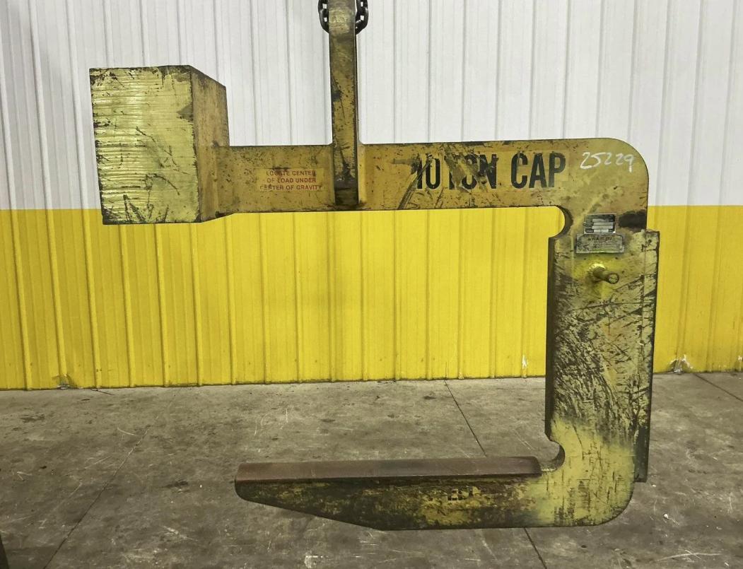 20000 lb. Caldwell #89-10-36, coil lifting C-hook, 36" capacity - Image 2