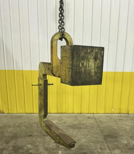 20000 lb. Caldwell #89-10-36, coil lifting C-hook, 36" capacity - Image 4