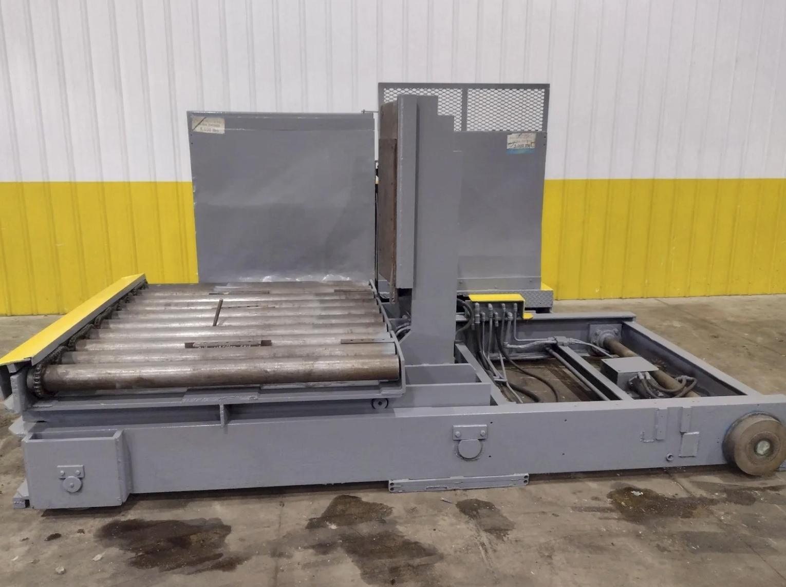 20000 lb. Braner, coil upender, 54" diameter x 36" W, 2-Axis, 58" x 68" rollers, 2 hys cylinders - Image 1