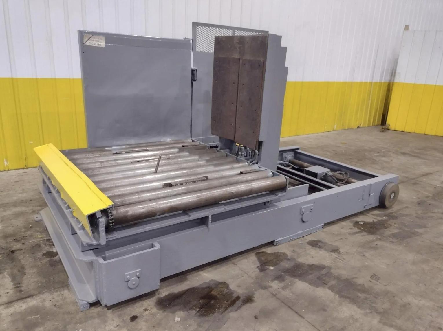20000 lb. Braner, coil upender, 54" diameter x 36" W, 2-Axis, 58" x 68" rollers, 2 hys cylinders - Image 2