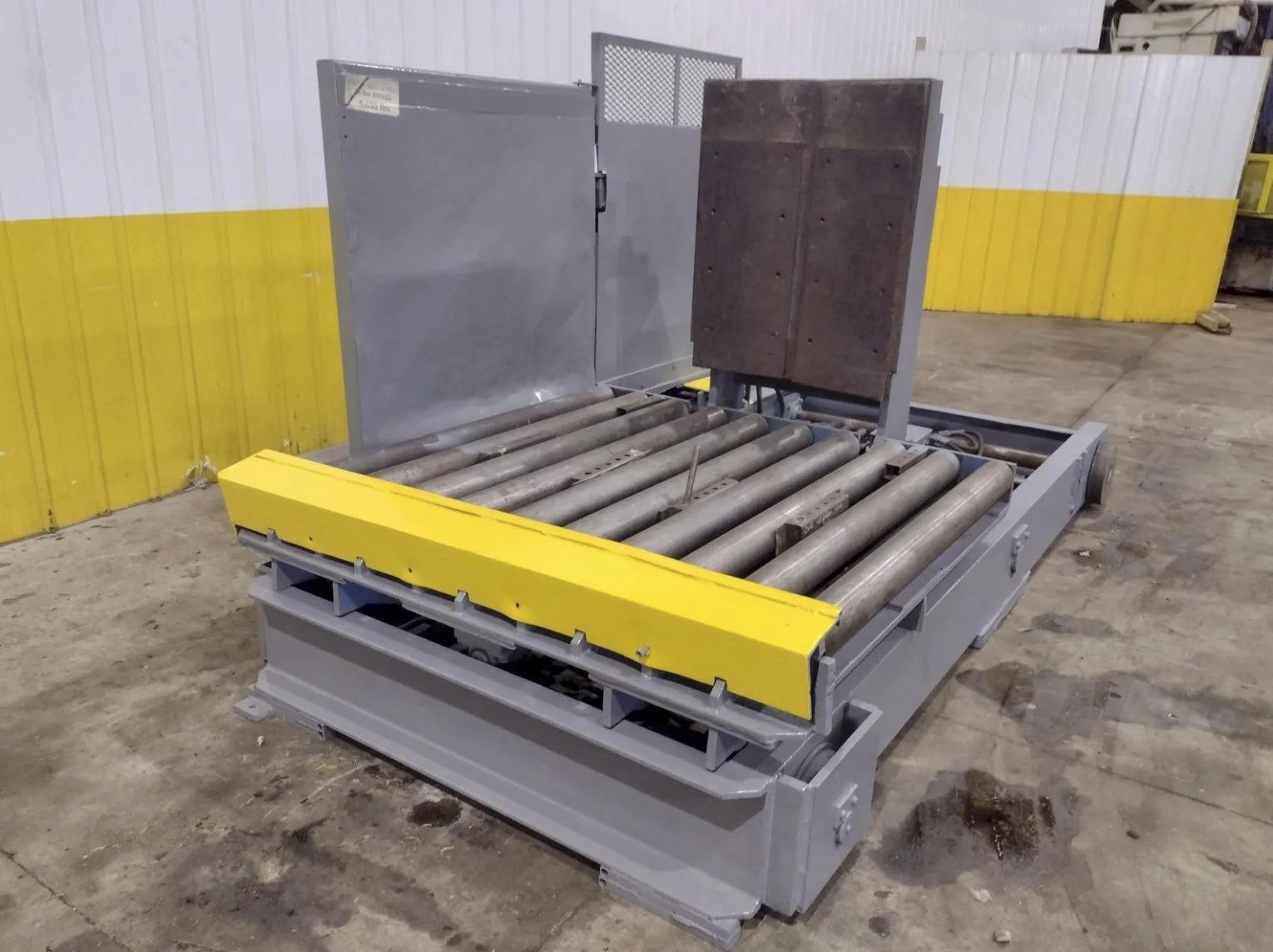 20000 lb. Braner, coil upender, 54" diameter x 36" W, 2-Axis, 58" x 68" rollers, 2 hys cylinders - Image 3