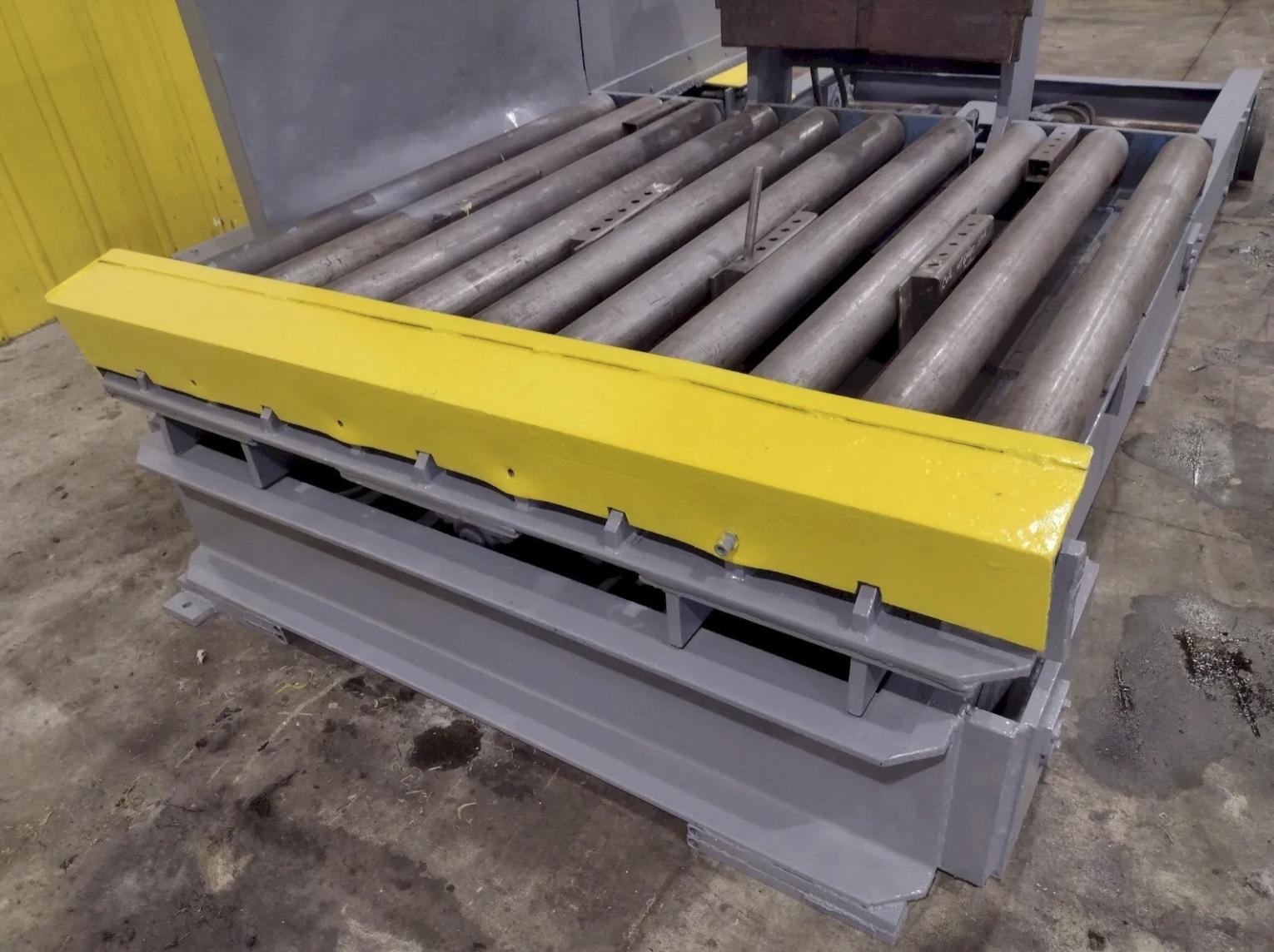 20000 lb. Braner, coil upender, 54" diameter x 36" W, 2-Axis, 58" x 68" rollers, 2 hys cylinders - Image 4