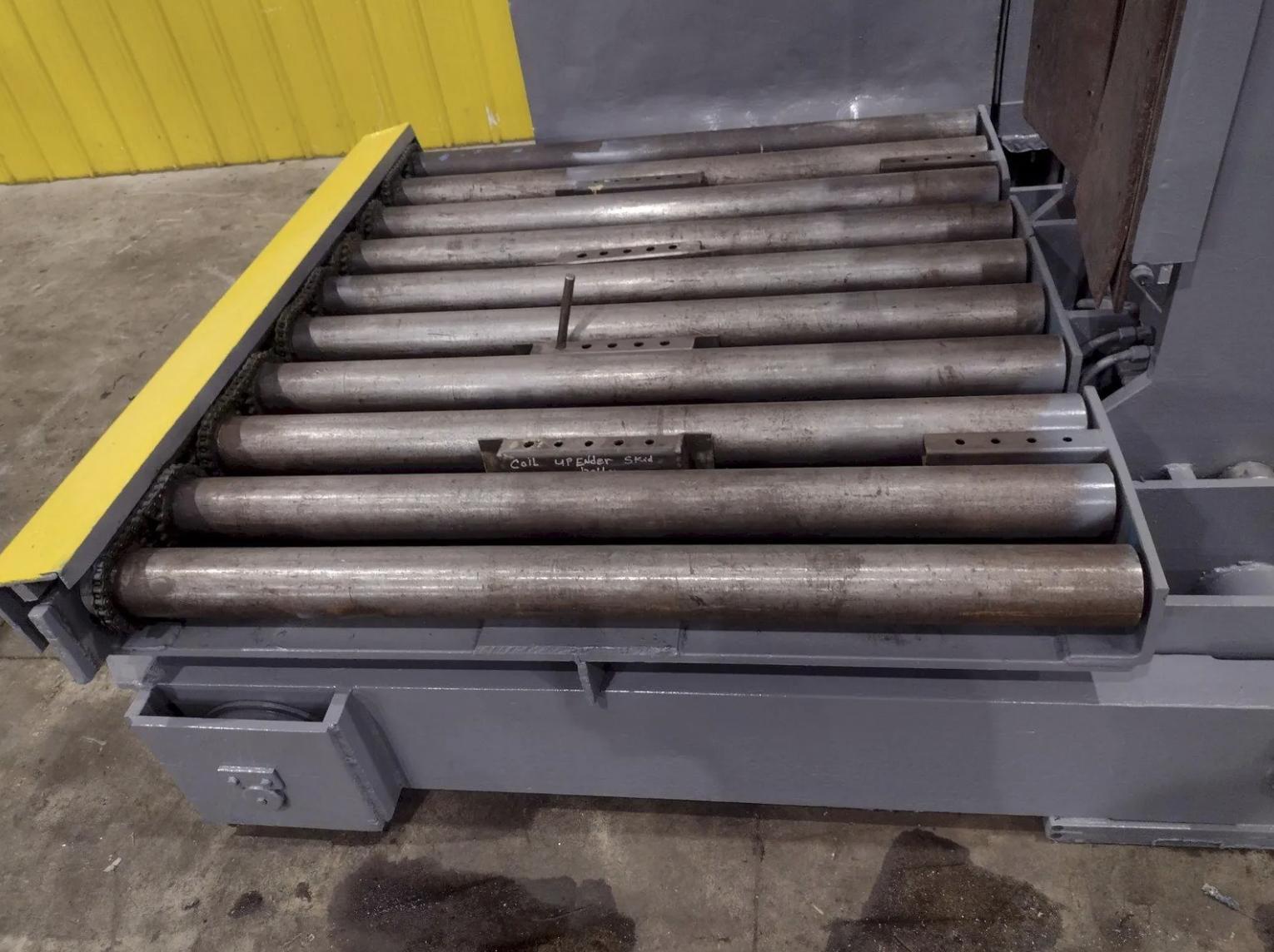 20000 lb. Braner, coil upender, 54" diameter x 36" W, 2-Axis, 58" x 68" rollers, 2 hys cylinders - Image 5