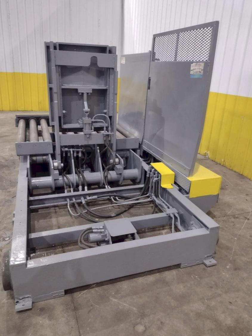 20000 lb. Braner, coil upender, 54" diameter x 36" W, 2-Axis, 58" x 68" rollers, 2 hys cylinders - Image 9