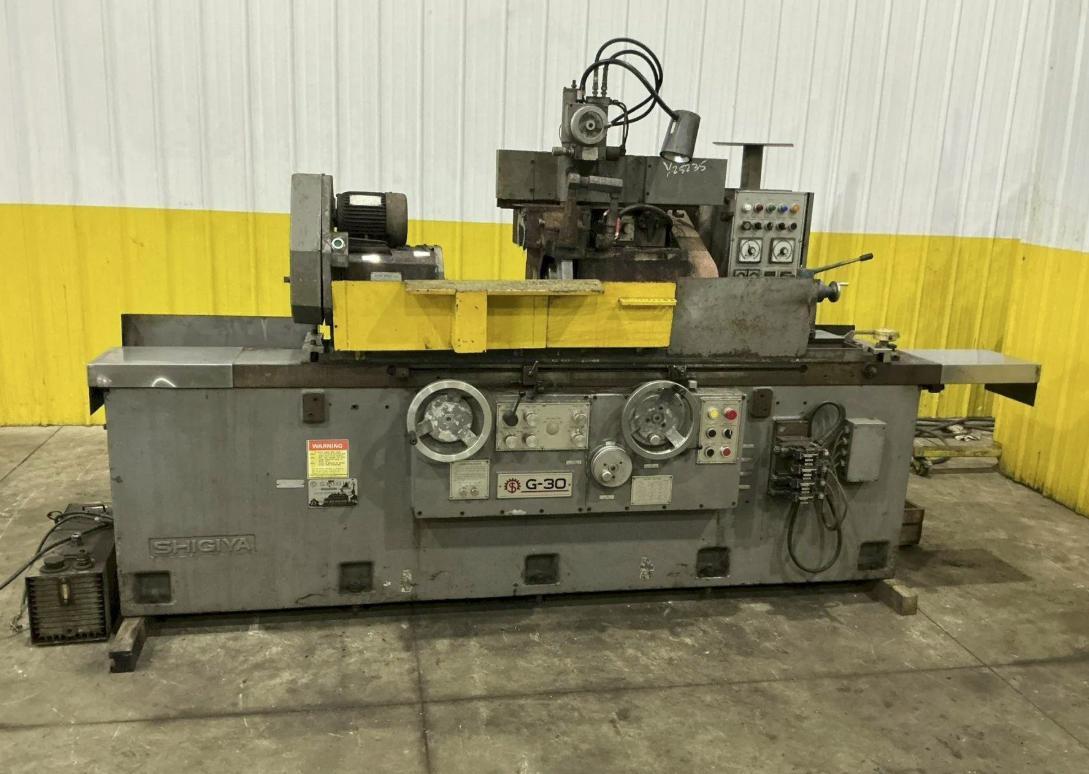 12" x 40" Shigiya #GUA-30-100, outside dimension hydraulic cylindrical grinder, 14" x 2" x 5" wheel, power - Image 1