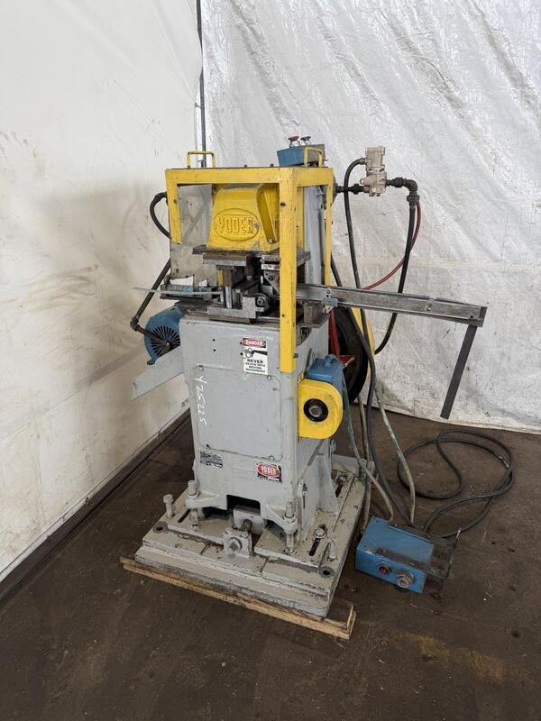 25 Ton, Yoder #P-25, open throat cut-off press - Image 1