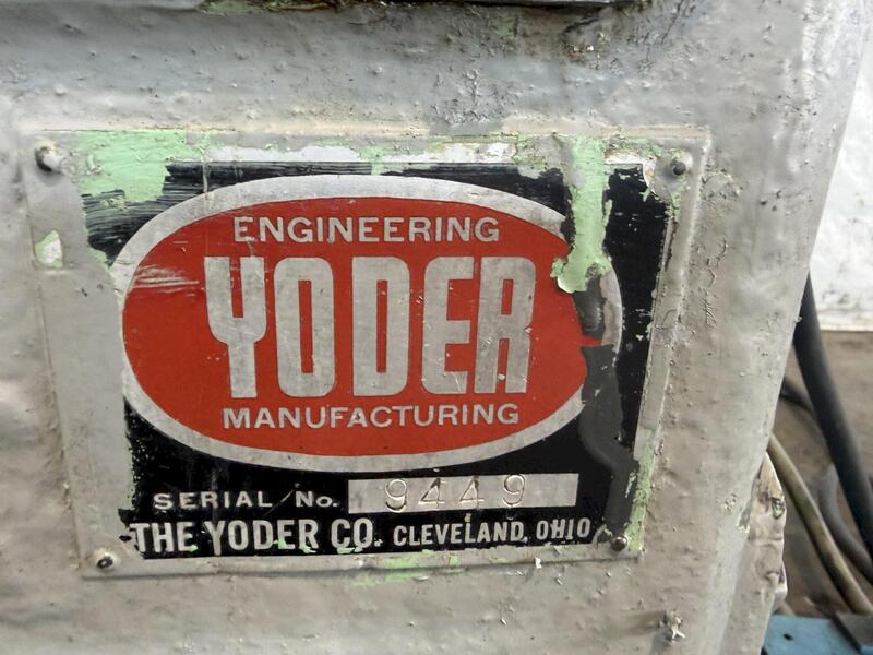 25 Ton, Yoder #P-25, open throat cut-off press - Image 3