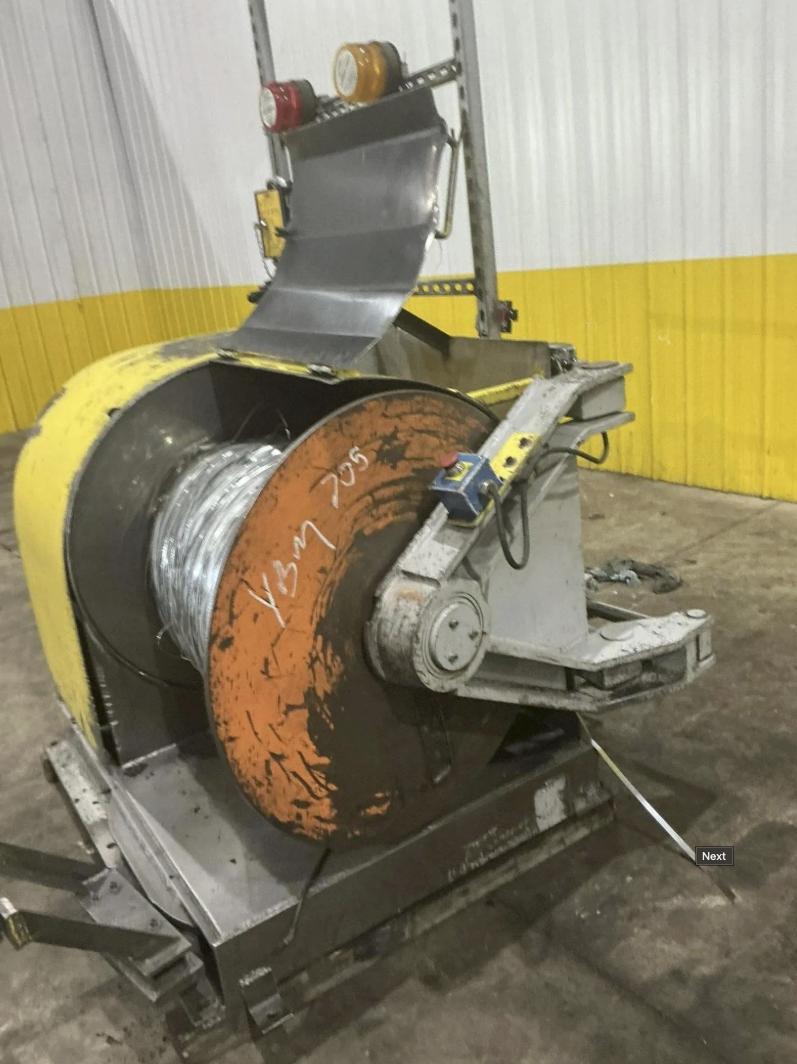 Wean, motorized scrap winder coiler, 24" W, 30" diameter, 1" x .105" - Image 2