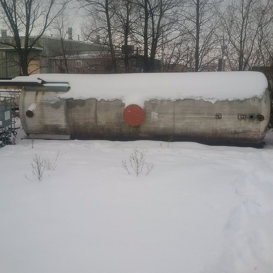 4600 gallon horizontal tank, 6' diameter x 22' long, 1/4" thick, 304 Stainless Steel - Image 1