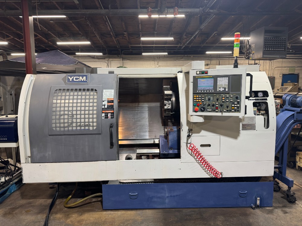 YCM Supermax #TC-26, CNC Lathe & Turning Center, 19.6" swing, 25.59" turning length, 17.7" turning diameter - Image 2