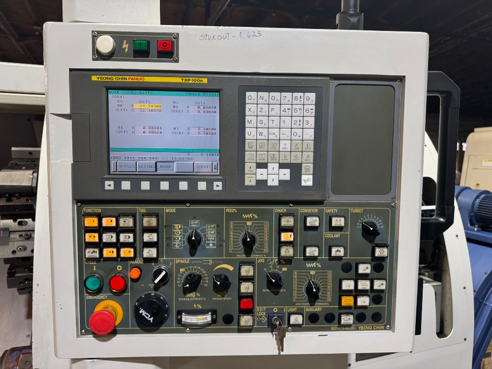 YCM Supermax #TC-26, CNC Lathe & Turning Center, 19.6" swing, 25.59" turning length, 17.7" turning diameter - Image 4