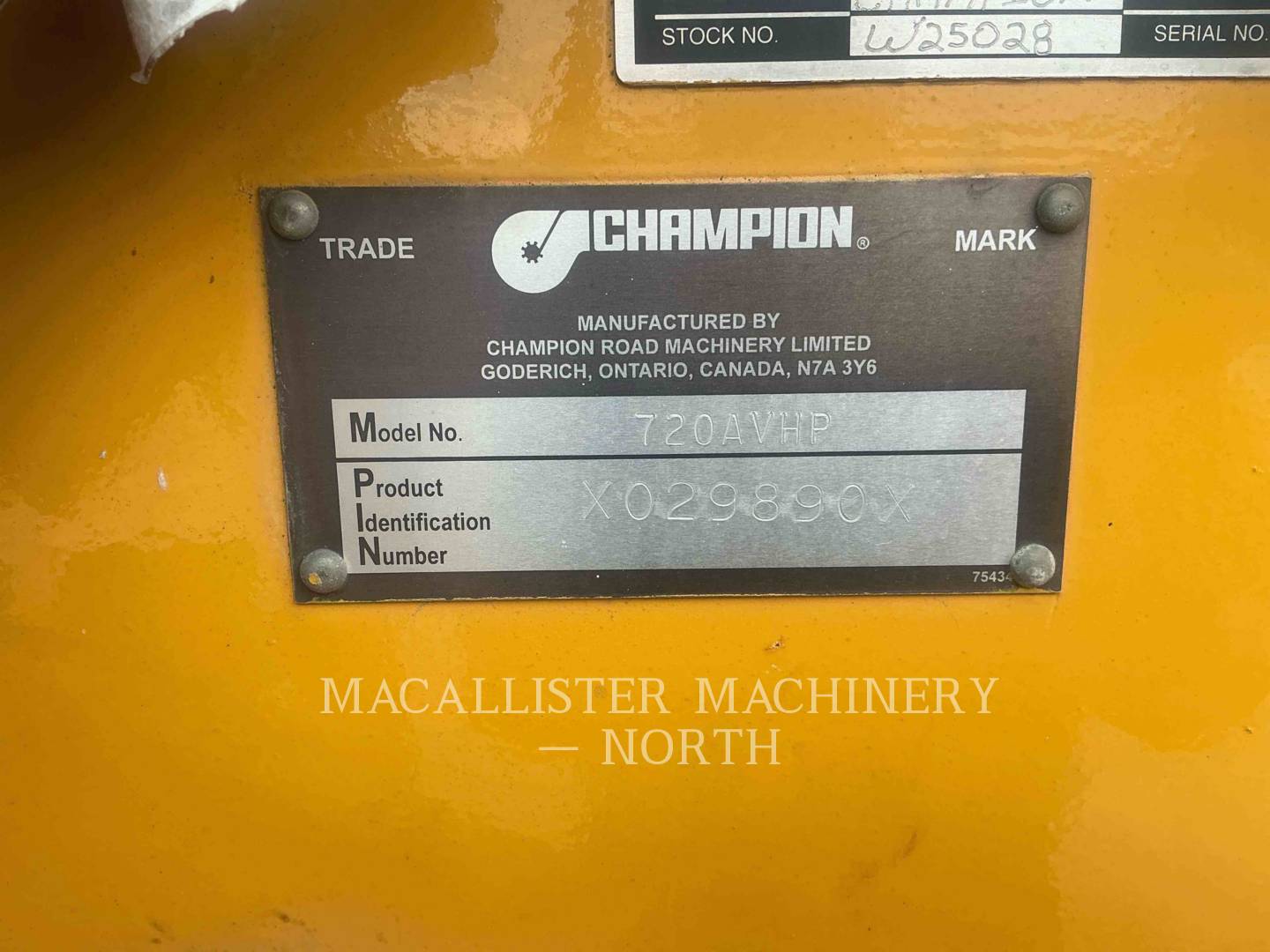 Champion 720A, Motor Grader, 3173 hours, S/N: 029890, 1999 - Image 6