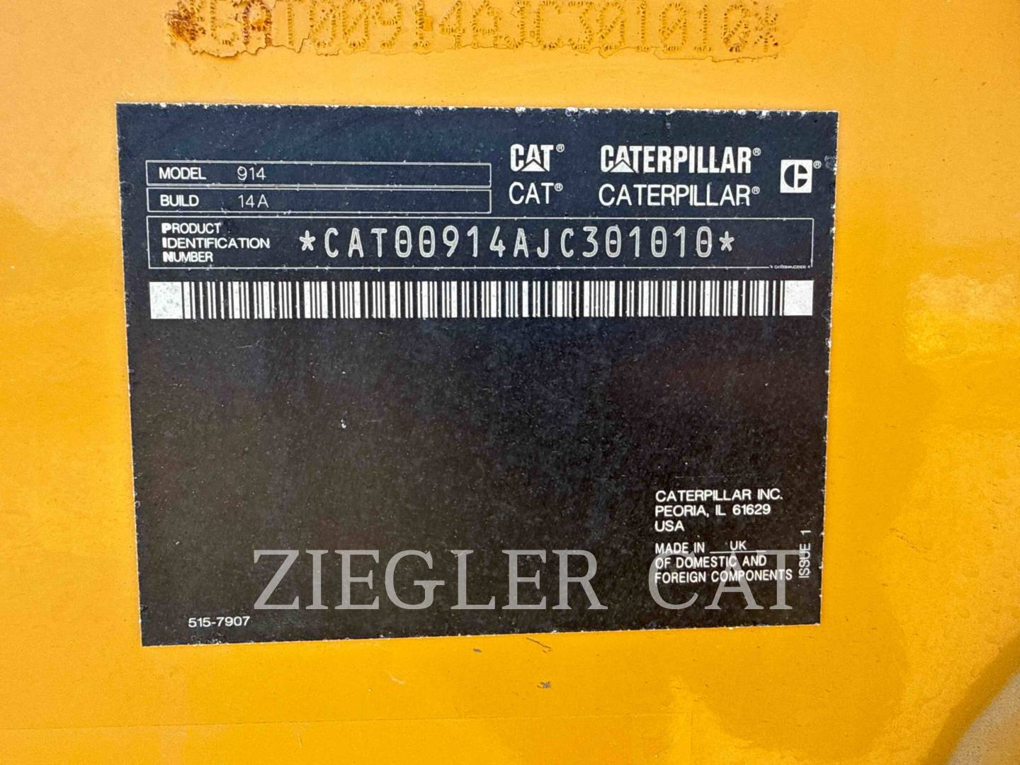 Cat 914, Wheel Loader, 2965 hours, S/N: JC301010, 2023 - Image 6