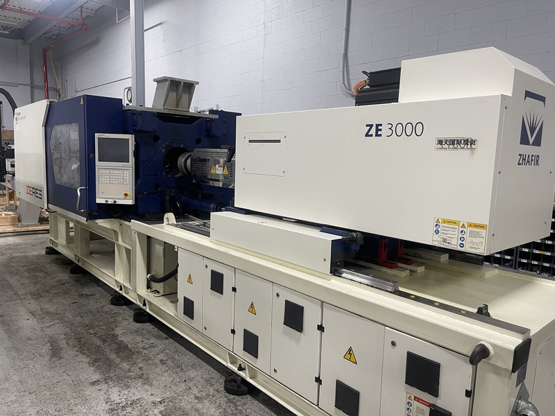 337 Ton, 15.1 oz., Haitian Zhafir #VE3000/1100H, injection molding machine, 50mm screw, 2016 - Image 1