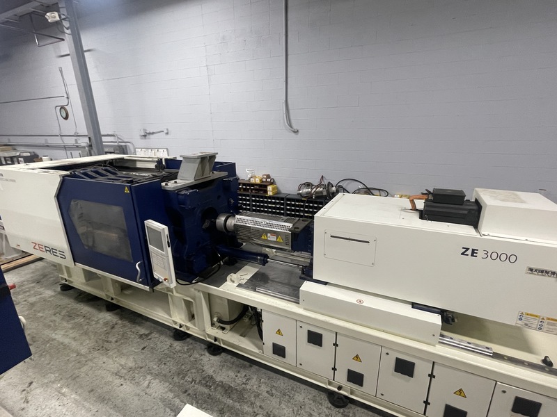 337 Ton, 15.1 oz., Haitian Zhafir #VE3000/1100H, injection molding machine, 50mm screw, 2016 - Image 3