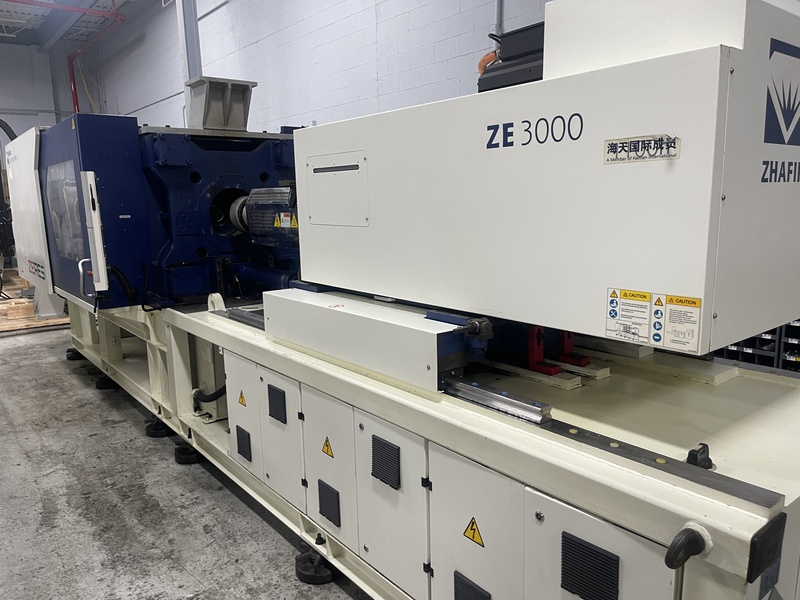 337 Ton, 15.1 oz., Haitian Zhafir #VE3000/1100H, injection molding machine, 50mm screw, 2016 - Image 5