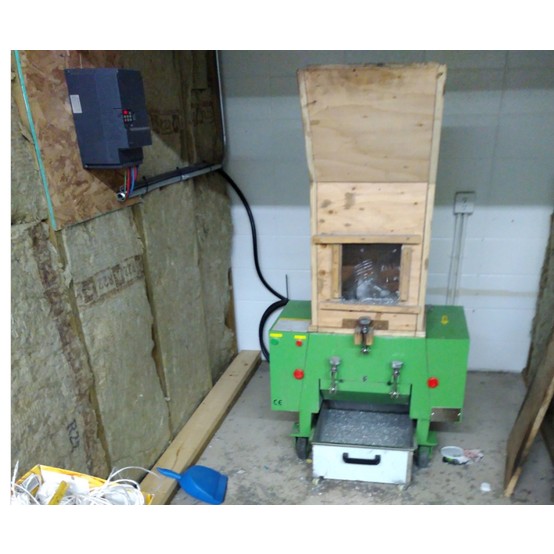 16" x 9" Kaifeng #PP400, Granulator, 10 HP, 12 Blades on Shaft - Image 1