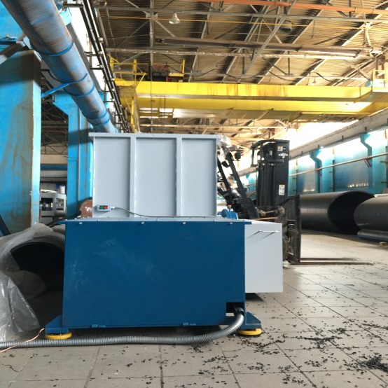 Ecopolymer #ES10.2, Single Rotor Shredder, 22 kW, 1000mm Rotor, 36 Knives, 15-80mm Screen, Never Used - Image 3