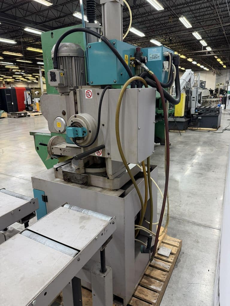 14.5" KMT, Kalamazoo #C370SA-V, vertical column semi-automatic cold saw with conveyor, 2002 - Image 7