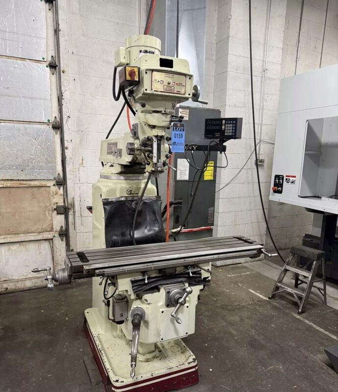 Acer #Ultima-3VKH, vertical mill, 10" x50" table, 3 HP, Sony Millman 2-Axis digital read out, power quill feed - Image 1