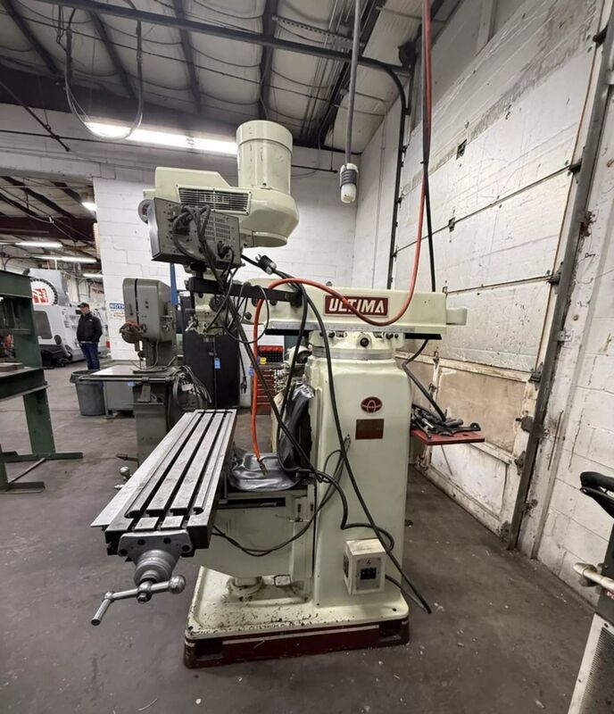 Acer #Ultima-3VKH, vertical mill, 10" x50" table, 3 HP, Sony Millman 2-Axis digital read out, power quill feed - Image 4