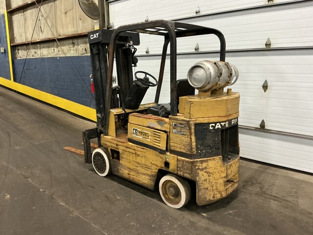 6000 lb. Caterpillar #TC60D, LP forklift, 3 stage mast, class 3, 48" forks - Image 7