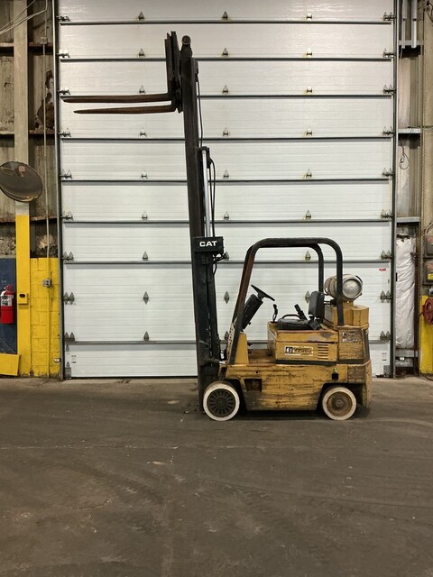 6000 lb. Caterpillar #TC60D, LP forklift, 3 stage mast, class 3, 48" forks - Image 8