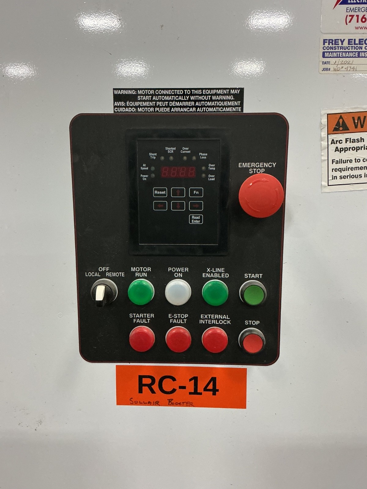 500 HP Toshiba #TE-H-690-CB-4 TE2 Series, sollid state starter, 1200 amp breaker, Nema 7 starter - Image 10