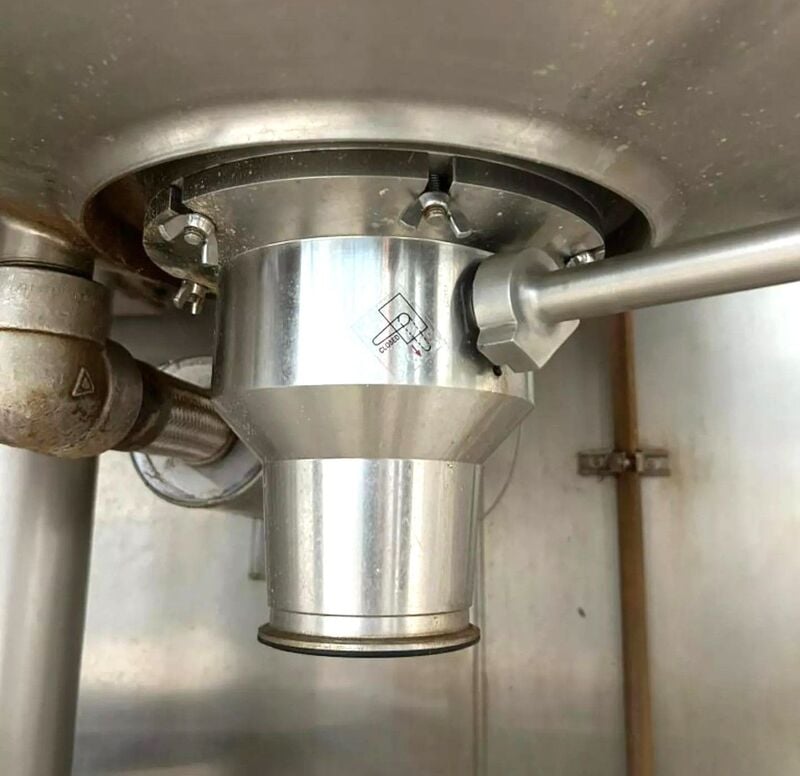 600 gallon Lee #600D5S, jacketd mix kettle, sweep / scrape agitation, 90 psi @ 332°F, 7.5 HP, 230/460 V. - Image 9