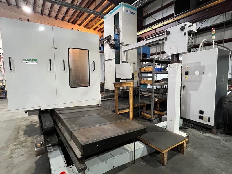 5.12" Ikegai #NB130P, CNC horizontal boring mill table type, 137.8" X-Axis, 98.42" Y-Axis, 2500 RPM, 35 HP - Image 4