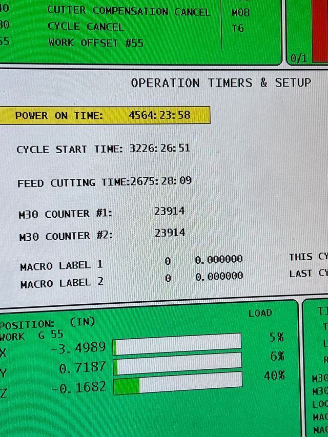 Haas #VF-8/50, CNC vertical machining center, 30 automatic tool changer, 64" X, 40" Y, 30" Z, 7500 RPM, #50 - Image 8