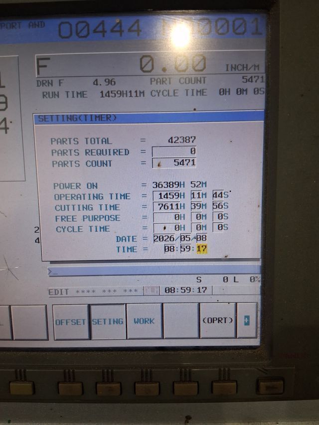 Toyoda Awea #BM-1200, CNC vertical machining center, 24 automatic tool changer, 47.2" X, 23.6" Y, 23.6" Z - Image 9