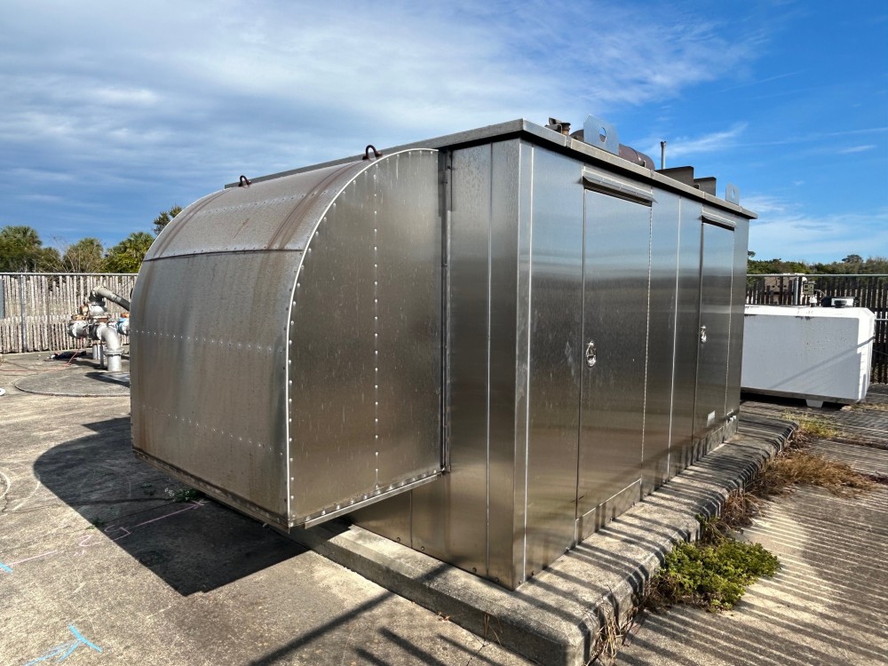 150 KW Caterpillar #D150P1, Stainless Steel drop over enclosure, 277/480 Volts, 373 hours, Perkins - Image 1