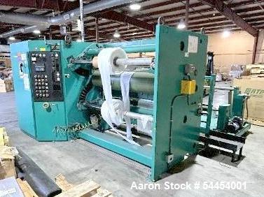 Dusenbery #740, cantilevered center surface slitter rewinder, 1500 FPM - Image 1