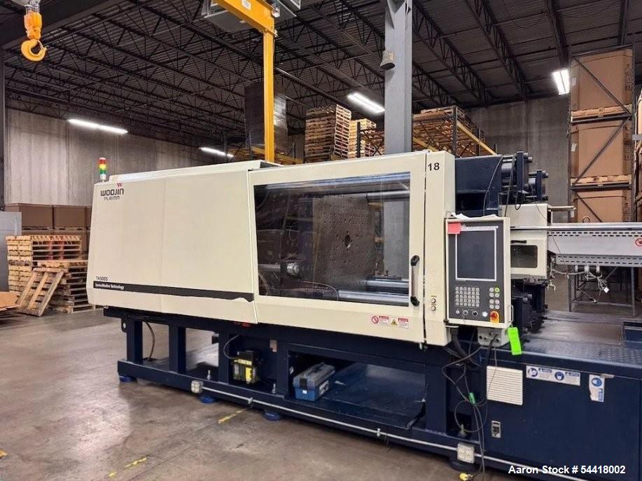 496 Ton, Woojin #TH500S, injection molder, Keba controls, core pull, 2017 - Image 1