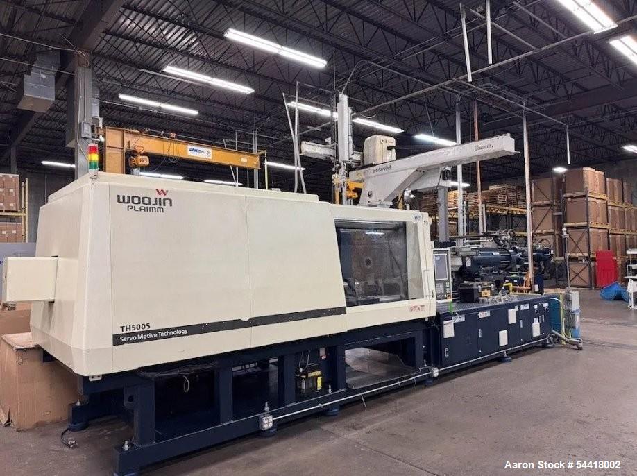496 Ton, Woojin #TH500S, injection molder, Keba controls, core pull, 2017 - Image 7