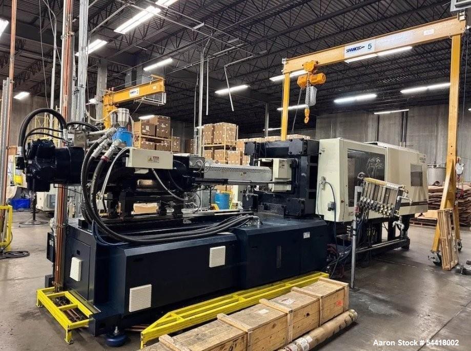 496 Ton, Woojin #TH500S, injection molder, Keba controls, core pull, 2017 - Image 8